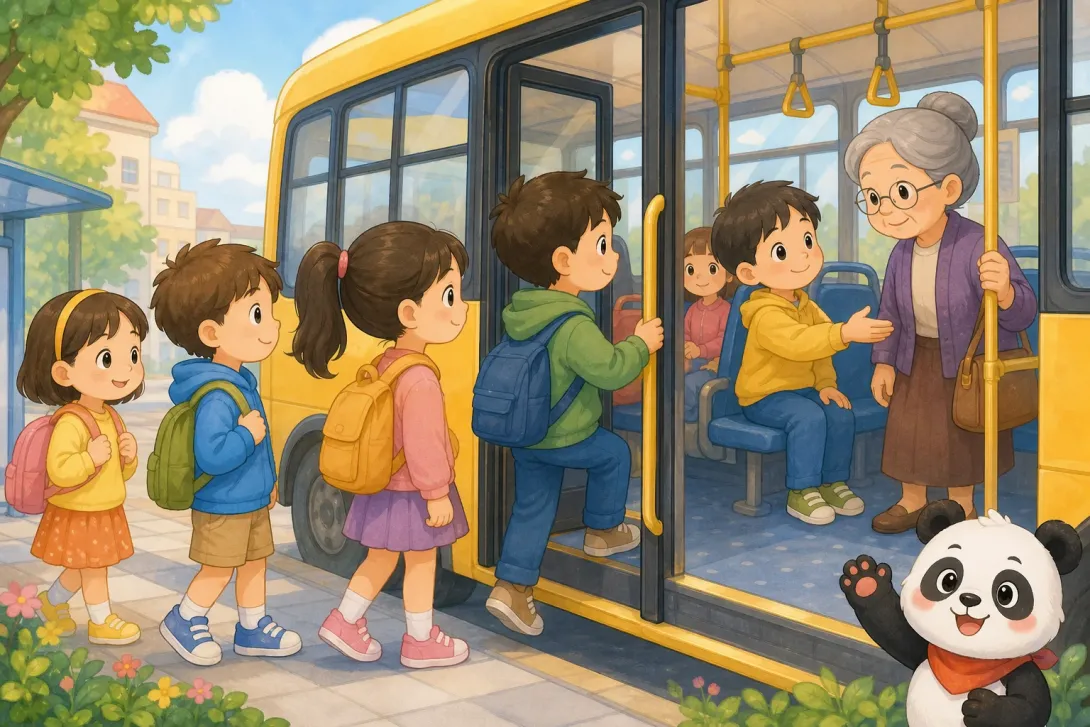 Fun Fact: 乘坐公交车 · Taking the Bus