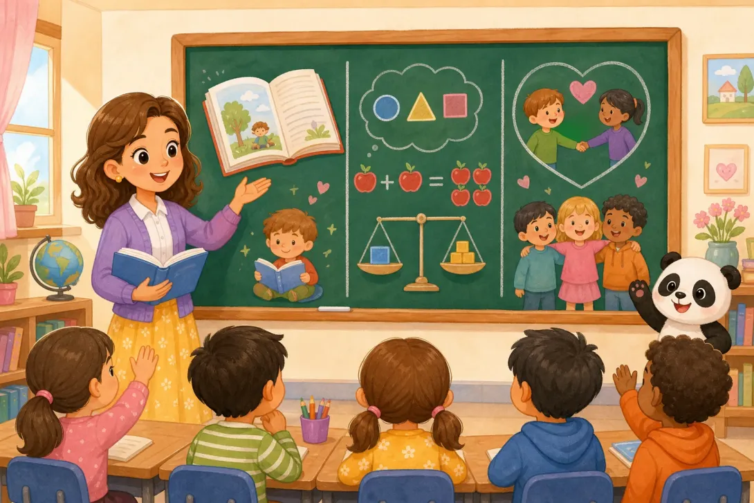 Fun Fact: 老师教书育人 · Teachers Teach