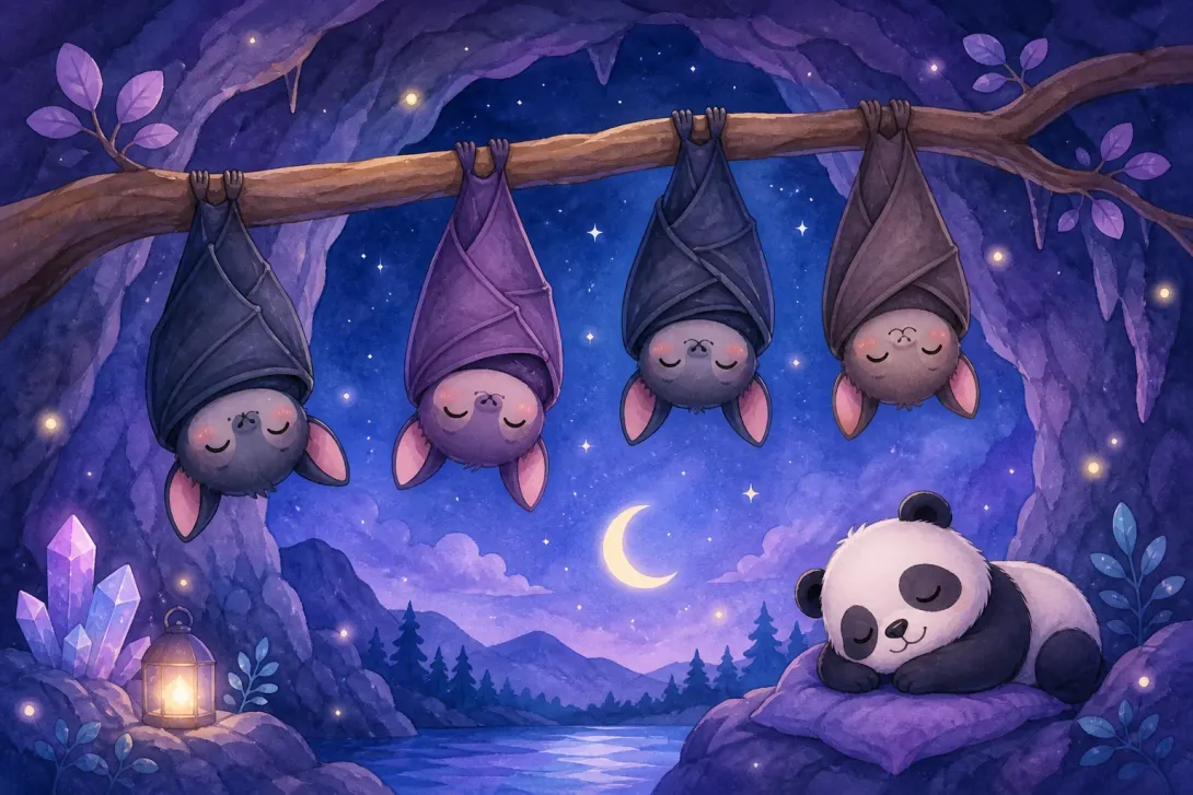 Fun Fact: 蝙蝠的倒挂绝技 · The Bat's Upside-Down Trick