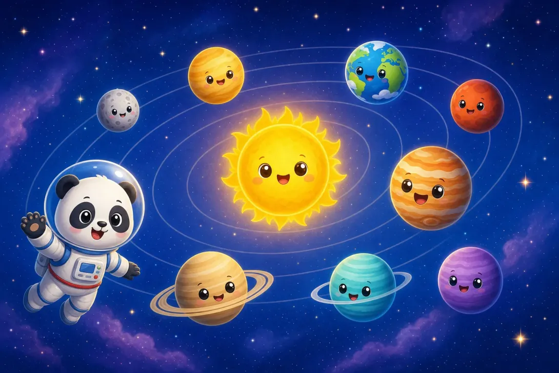 Fun Fact: 太阳系八大行星 · The Eight Planets of the Solar System