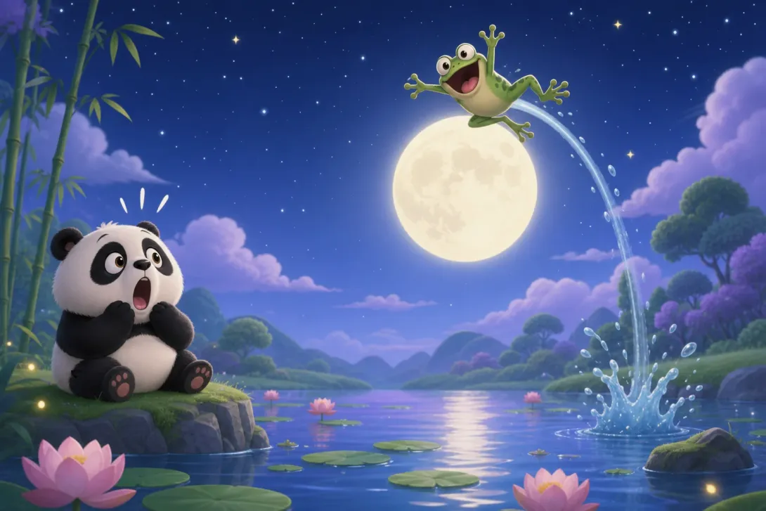 Joke: 青蛙的跳跃 · The Frog's Jump
