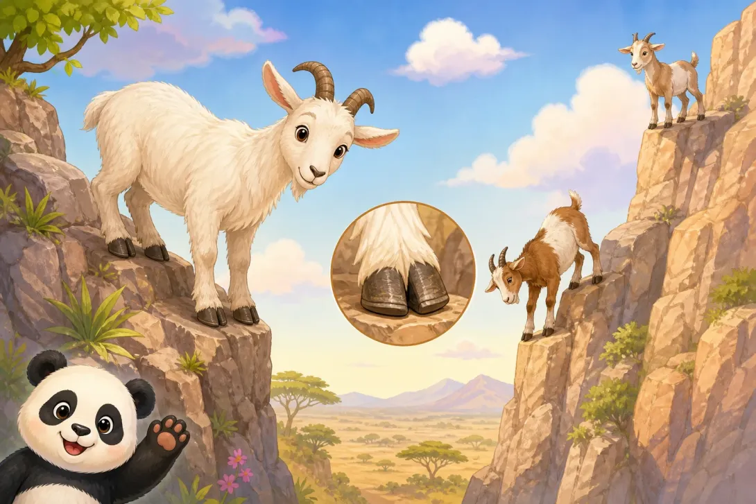 Fun Fact: 山羊的平衡感 · The Goat's Balance