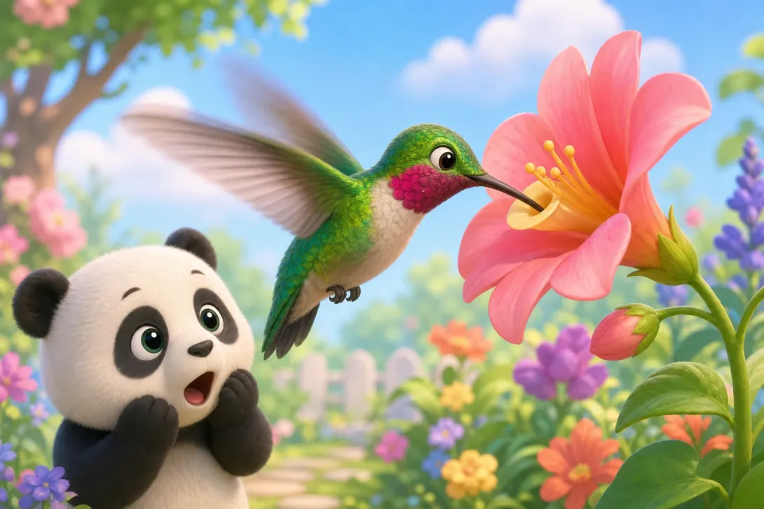 Fun Fact: 蜂鸟的神奇飞行 · The Hummingbird's Amazing Flight