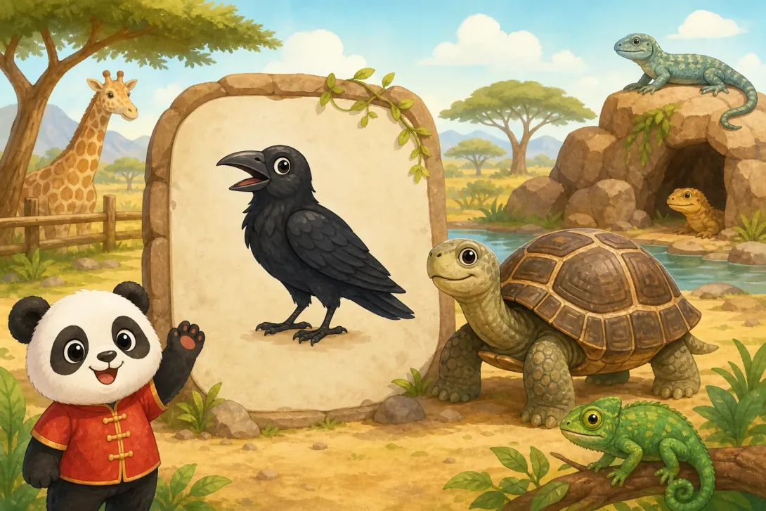 Hanzi Fact: 有趣的汉字“乌” · The Interesting Character: Crow
