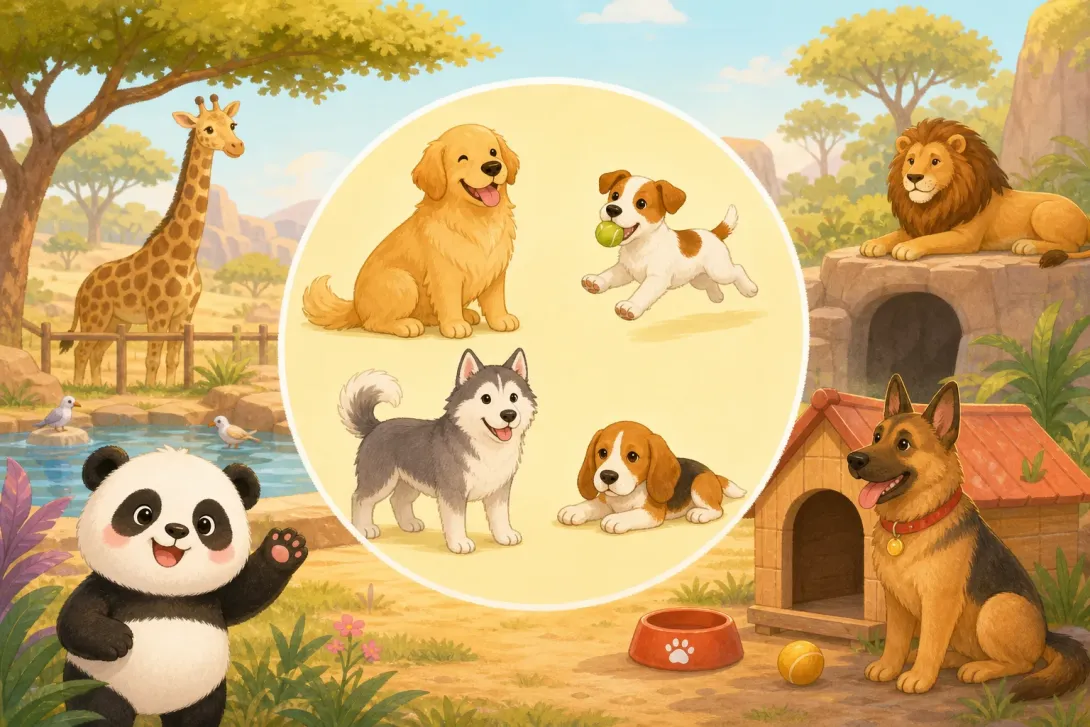 Hanzi Fact: 有趣的汉字“狗” · The Interesting Character: Dog
