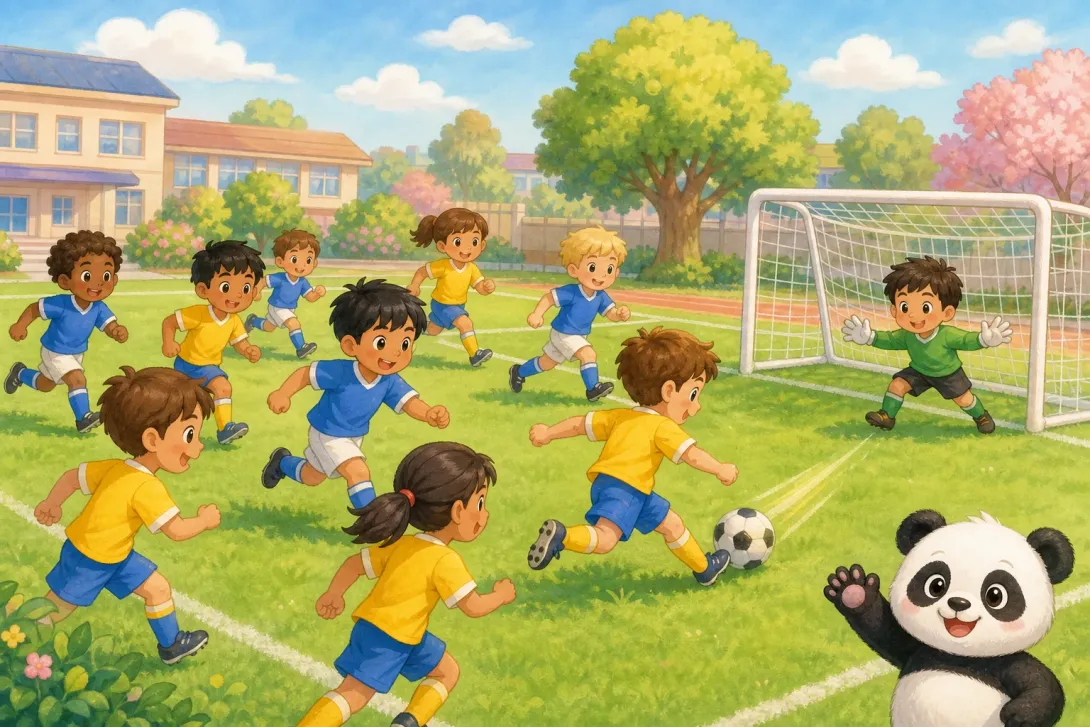 Fun Fact: 踢足球的快乐 · The Joy of Playing Soccer