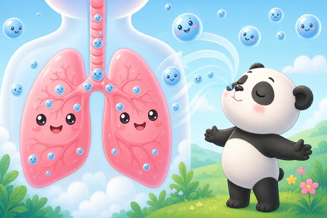 Fun Fact: 肺部帮助我们呼吸 · The Lungs Help Us Breathe