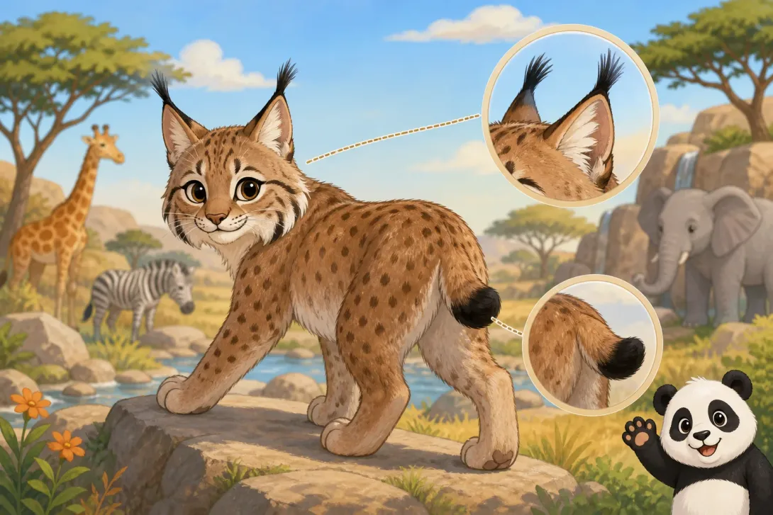 Fun Fact: 猞猁的短尾巴 · The Lynx's Short Tail