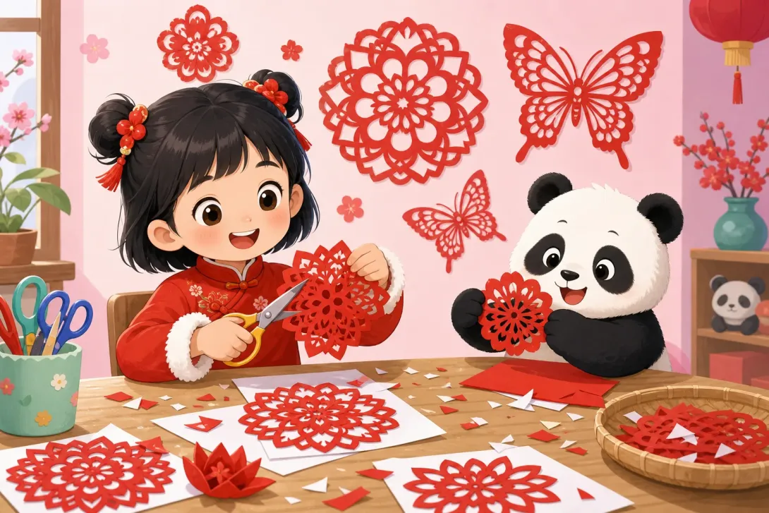 Fun Fact: 剪纸的魔力 · The Magic of Paper Cutting