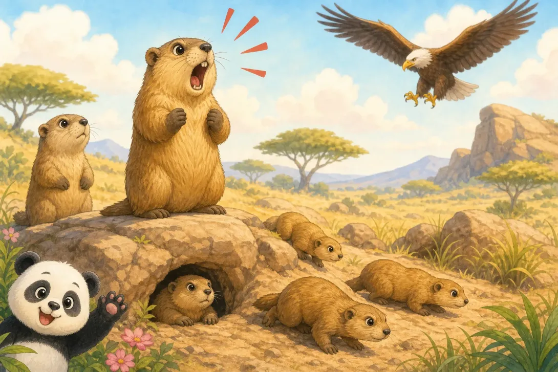 Fun Fact: 旱獭的哨兵 · The Marmot's Guard
