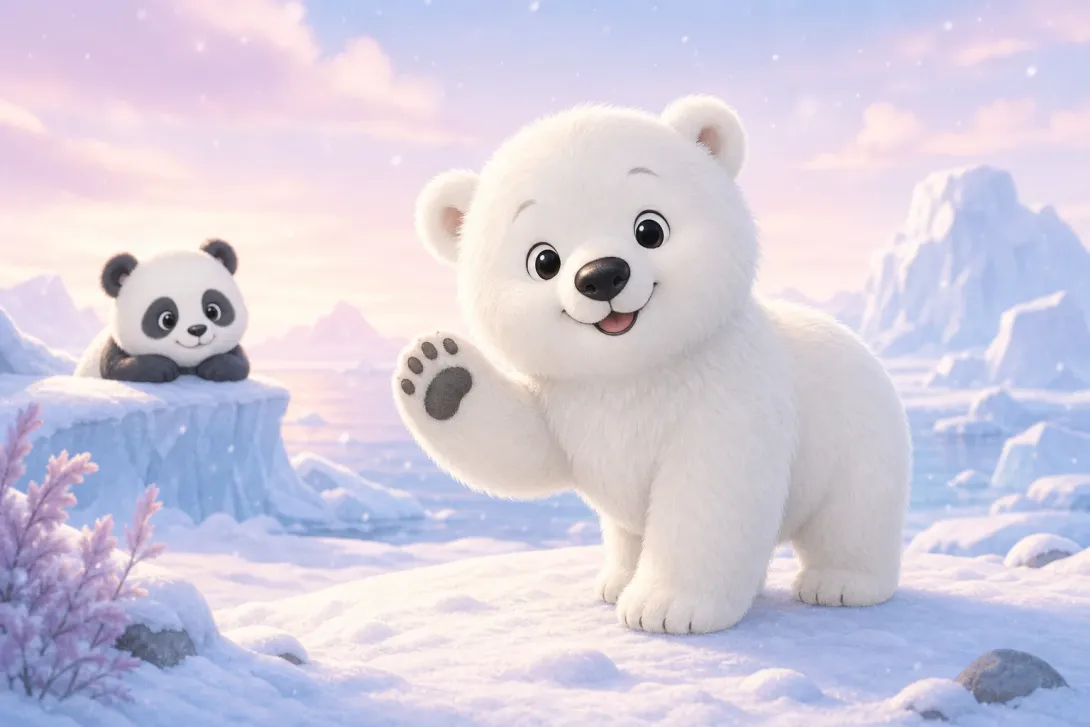 Fun Fact: 北极熊的保暖毛发 · The Polar Bear's Warm Fur