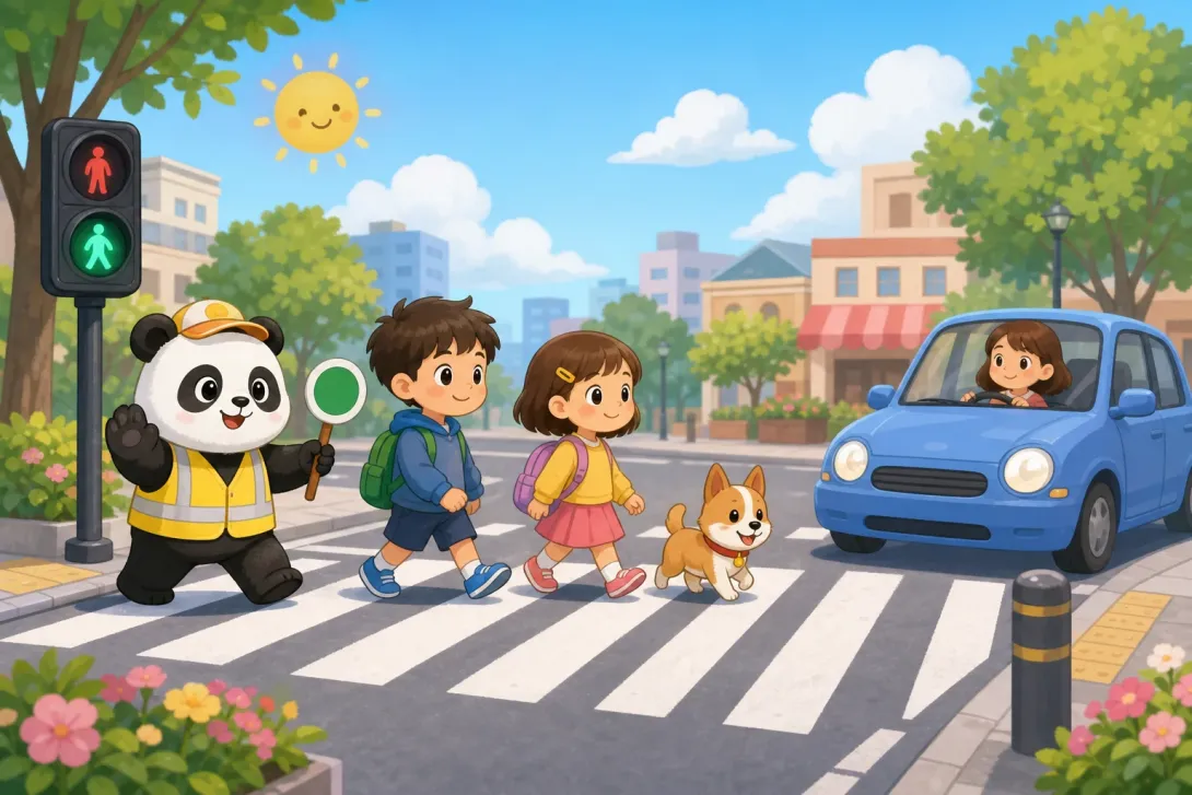 Fun Fact: 斑马线的用途 · The Purpose of Crosswalks