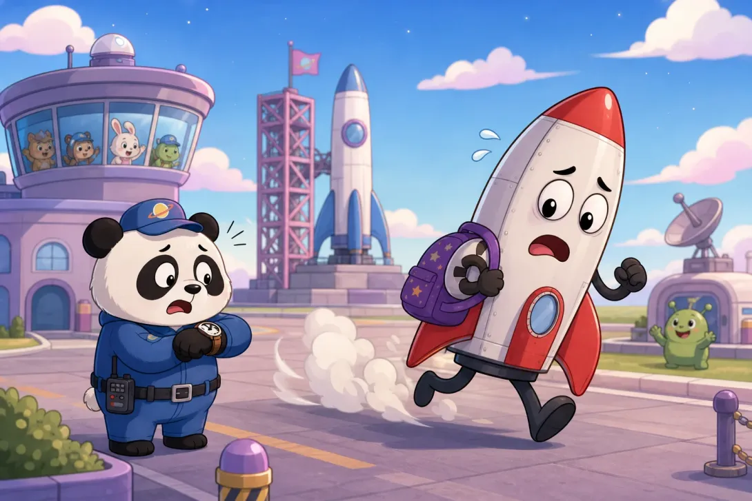 Joke: 火箭迟到了 · The Rocket Is Late