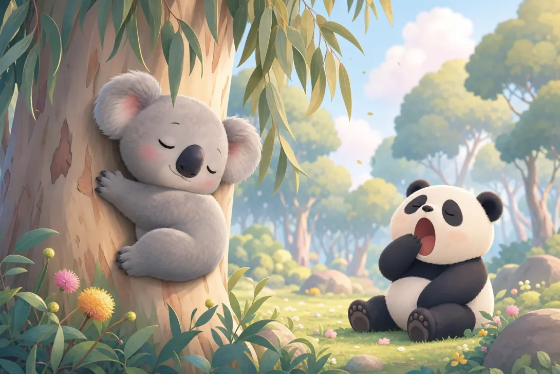 Fun Fact: 爱睡觉的考拉 · The Sleepy Koala