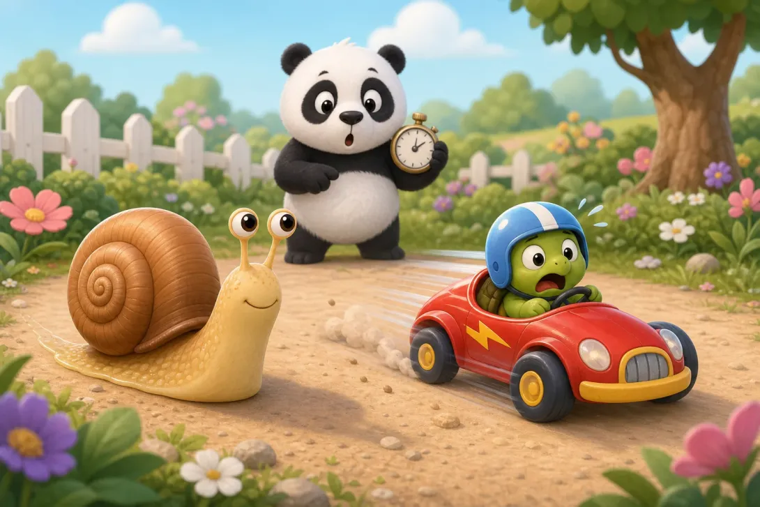Joke: 蜗牛的慢生活 · The Snail's Slow Life