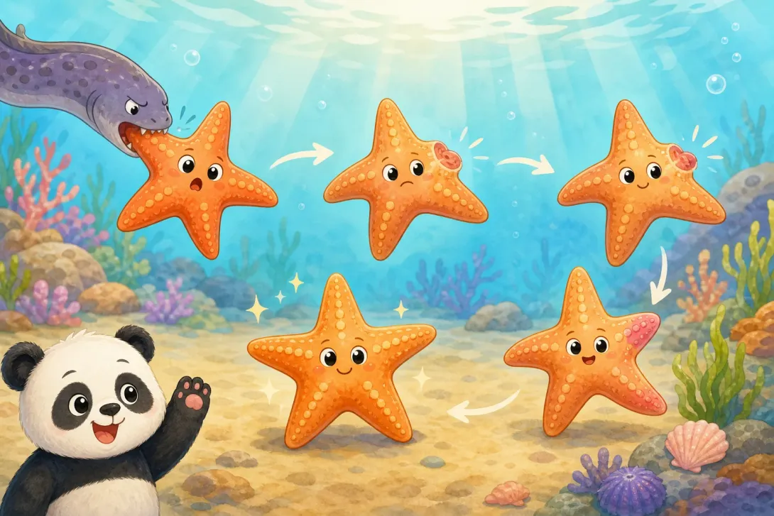 Fun Fact: 海星的再生能力 · The Starfish's Regeneration Ability