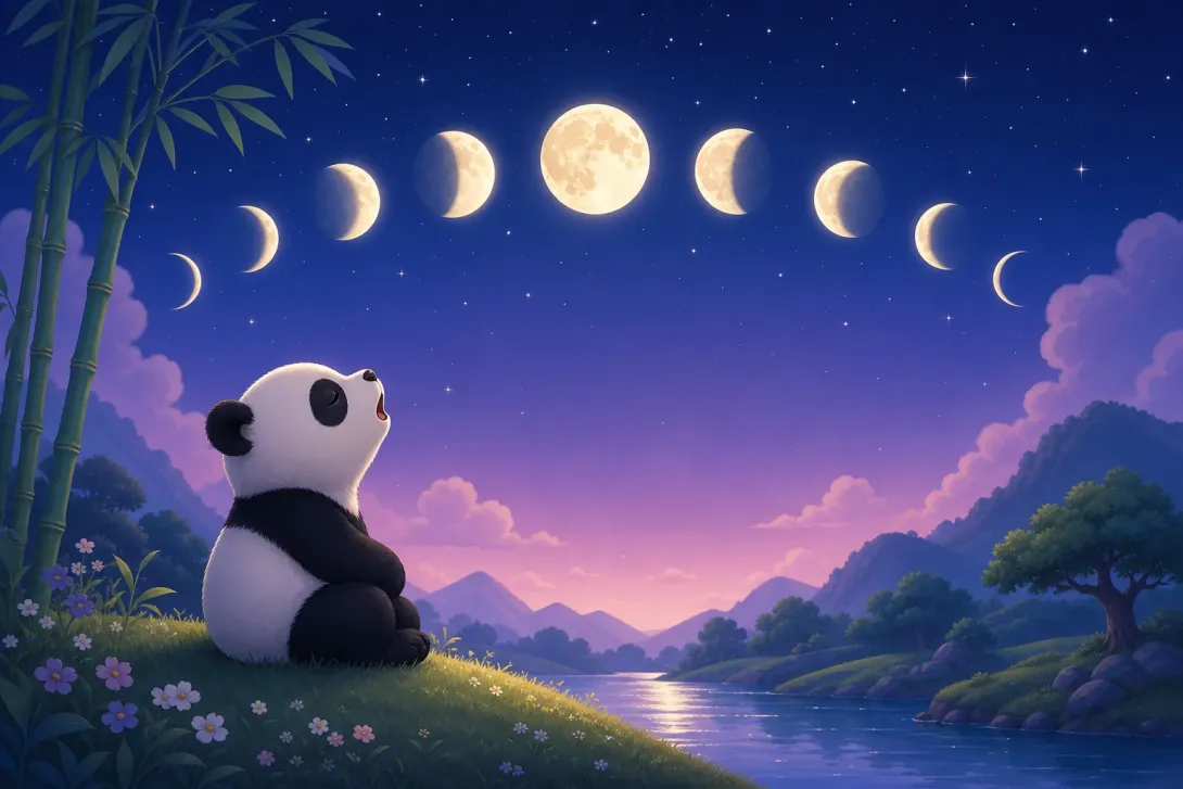 Fun Fact: 月亮的表面 · The Surface of the Moon