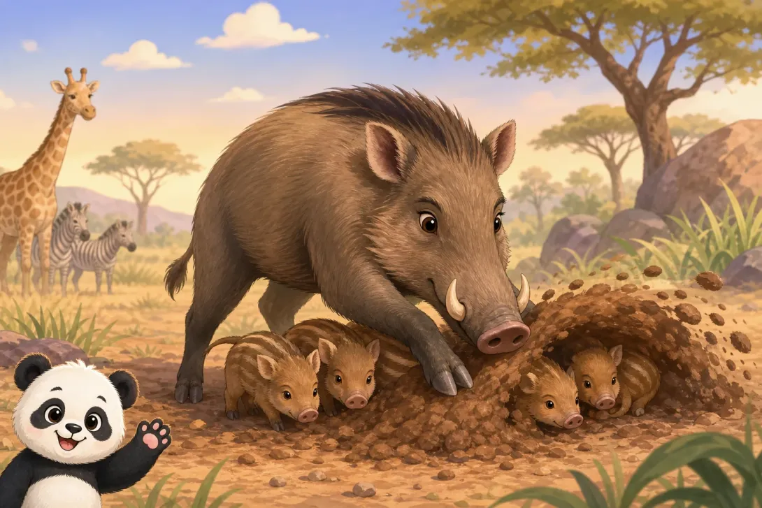 Fun Fact: 野猪妈妈的保护 · The Wild Boar Mother's Protection