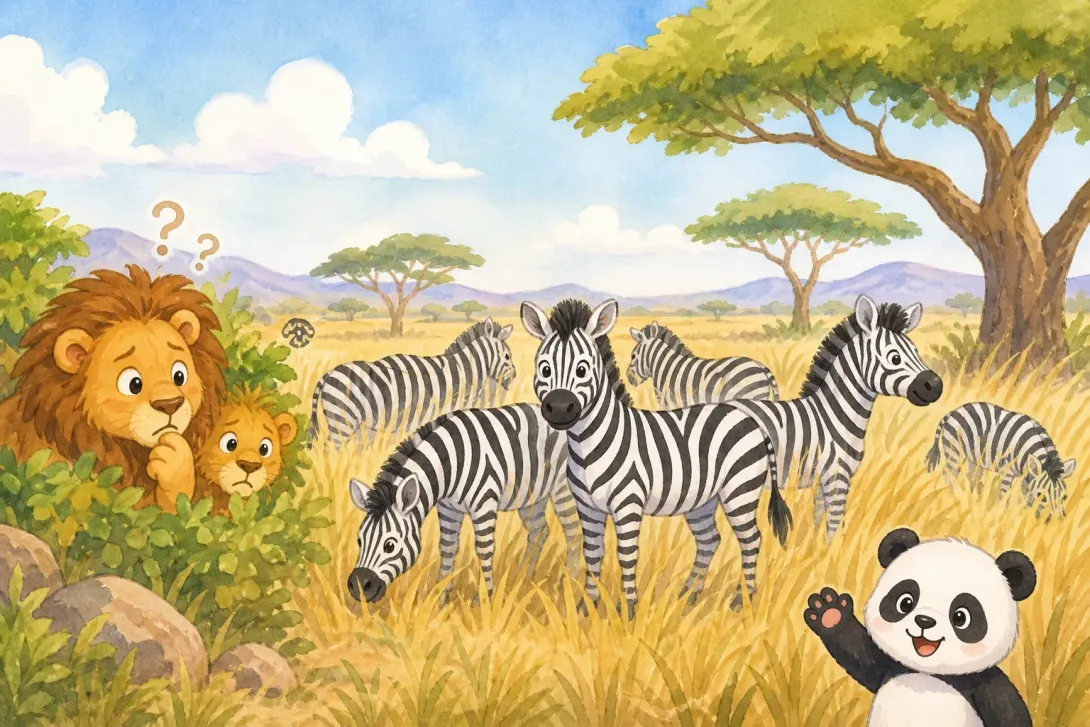 Fun Fact: 斑马的条纹 · The Zebra's Stripes