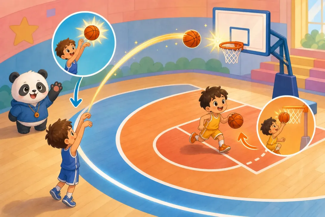 Fun Fact: 篮球三分线 · Three-Point Line