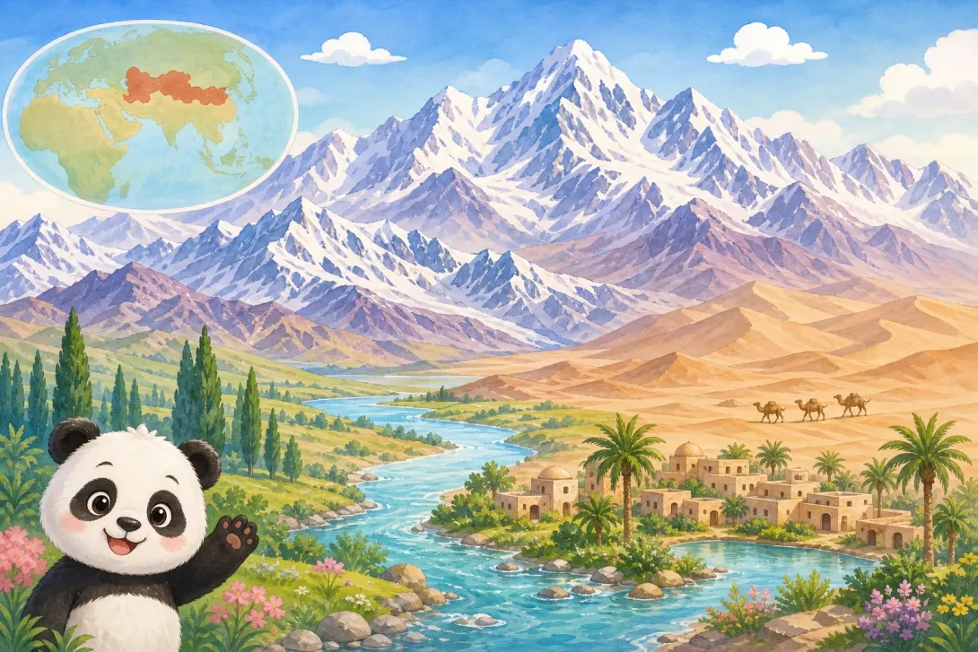 Fun Fact: 天山 · Tianshan Mountains