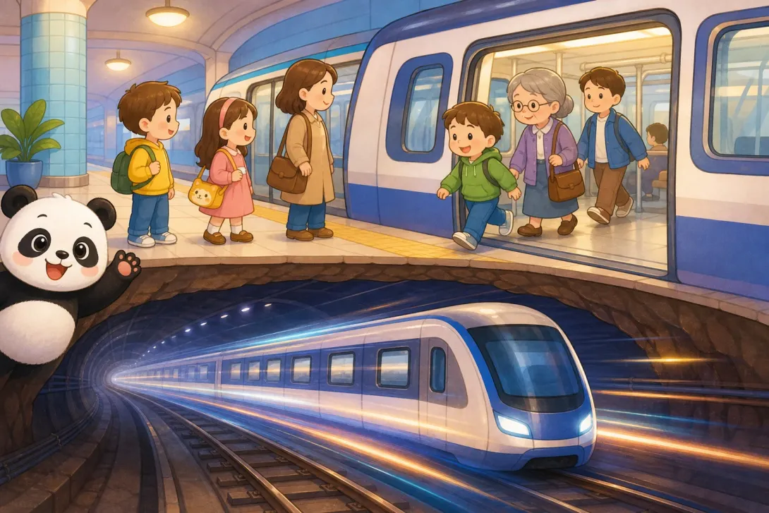 Fun Fact: 地铁出行 · Travel by Subway