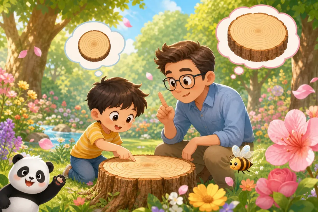 Brain Teaser: 树的年龄谜题 · Tree Age Puzzle