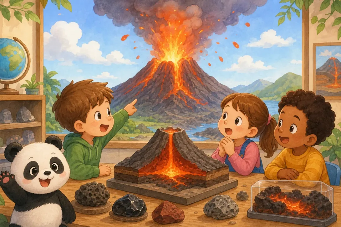 Fun Fact: 火山喷发 · Volcano Eruption