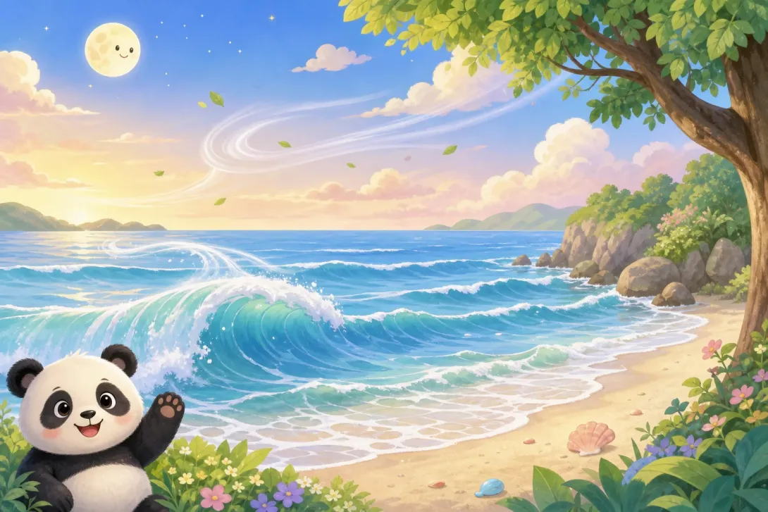 Fun Fact: 海浪拍岸 · Waves Hit the Shore