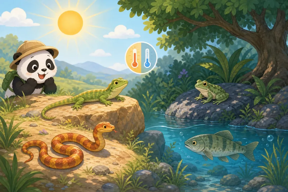 Brain Teaser: 谁是冷血动物？ · Who Is a Cold-Blooded Animal?
