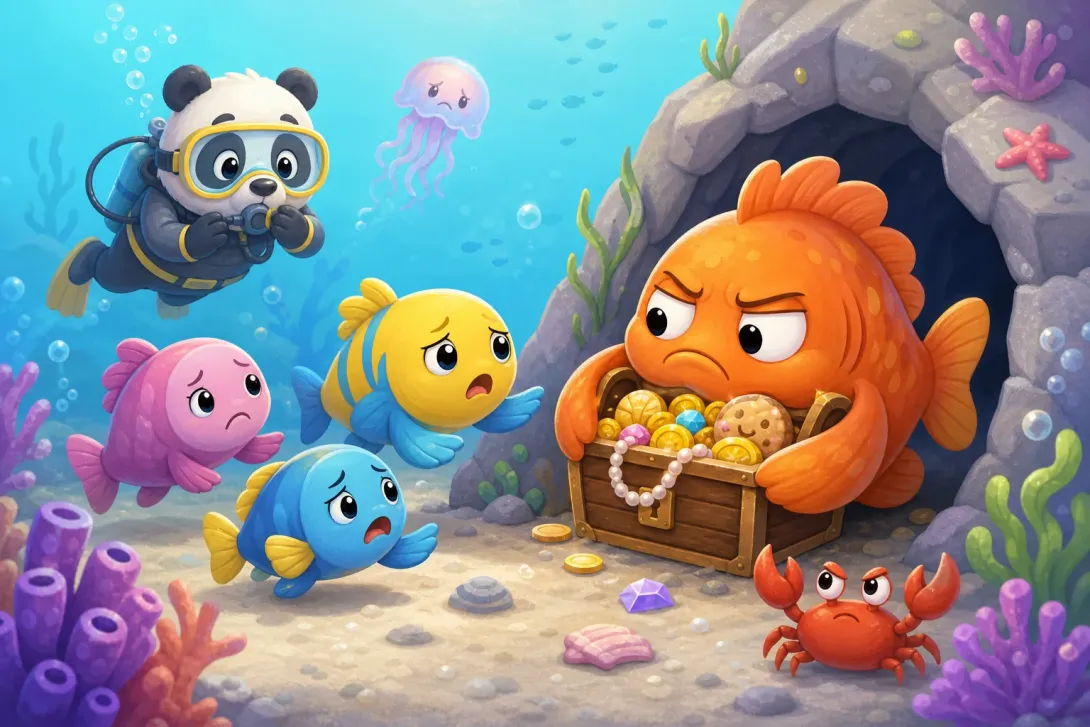 Joke: 鱼为什么不说话？ · Why Do Fish Keep Secrets?
