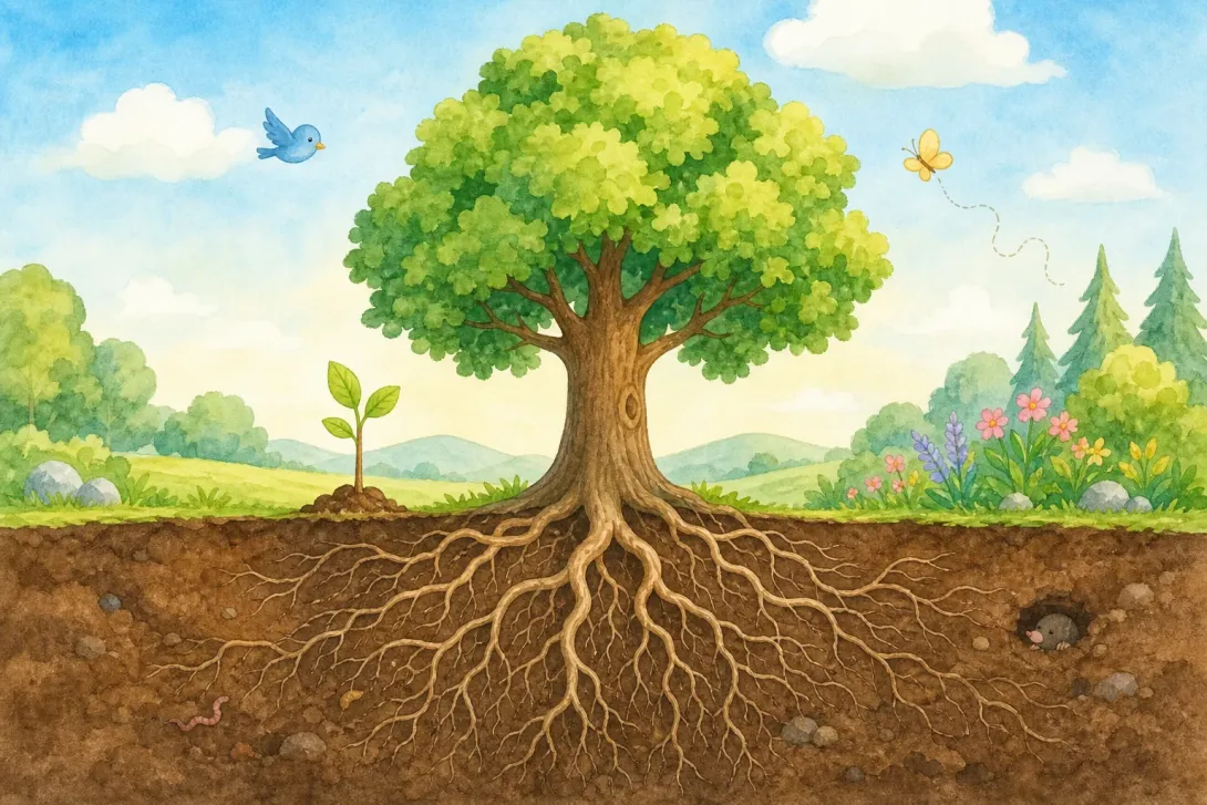 Brain Teaser: 小树为什么不摇晃？ · Why Doesn't the Little Tree Sway?