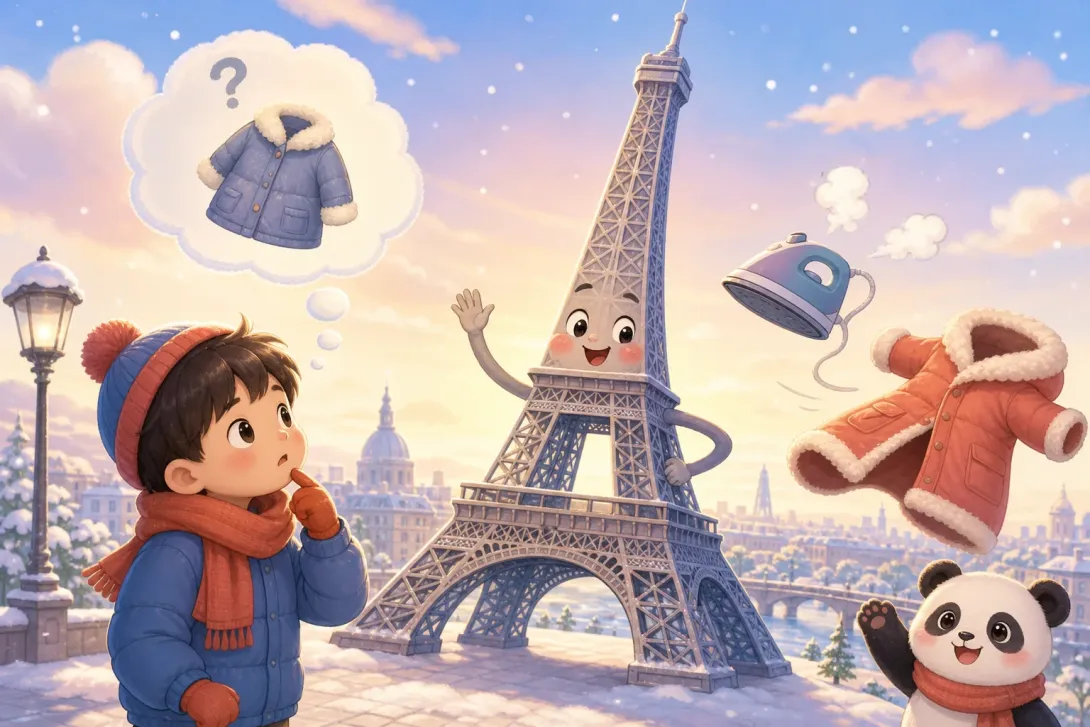 Joke: 铁塔为什么不冷 · Why Eiffel Never Colds