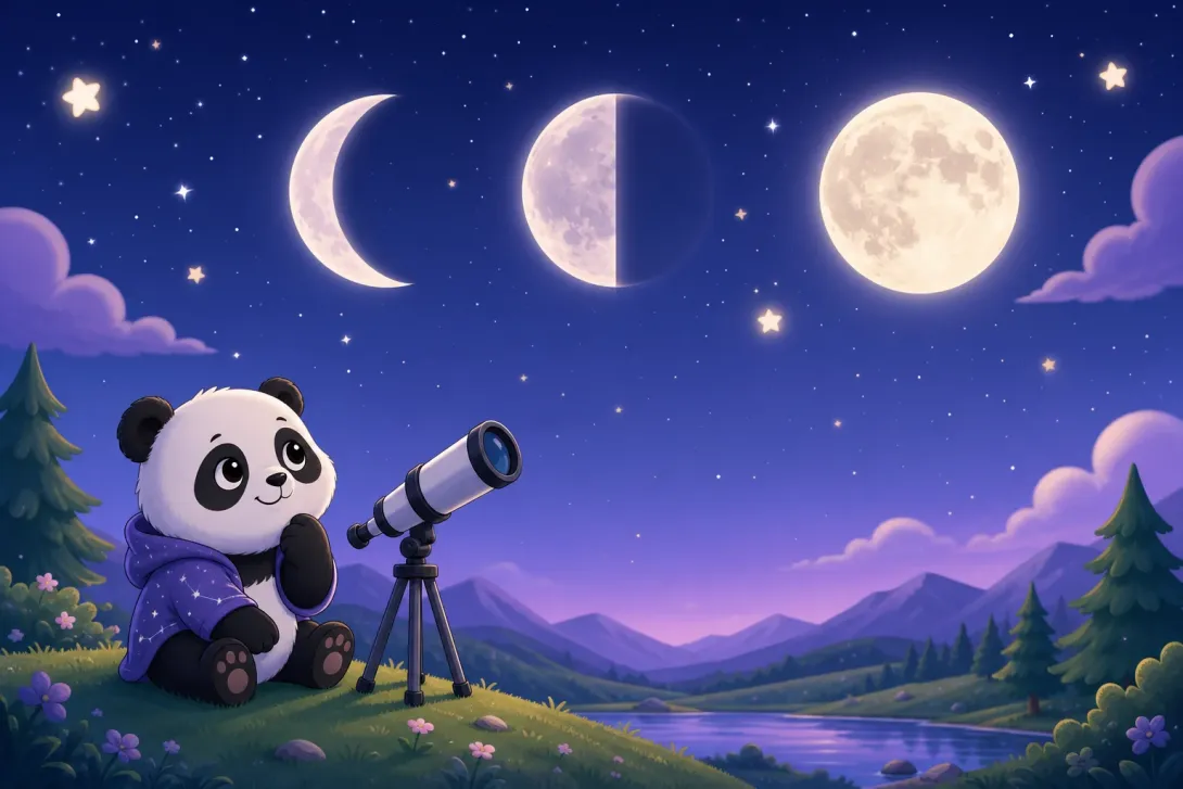 Brain Teaser: 月相变化的原因 · Why Moon Phases Change