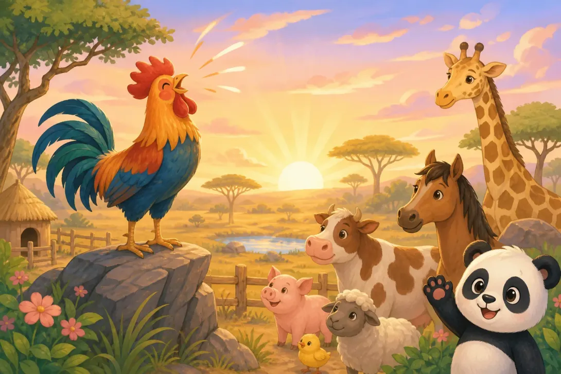 Fun Fact: 公鸡为什么打鸣 · Why Roosters Crow