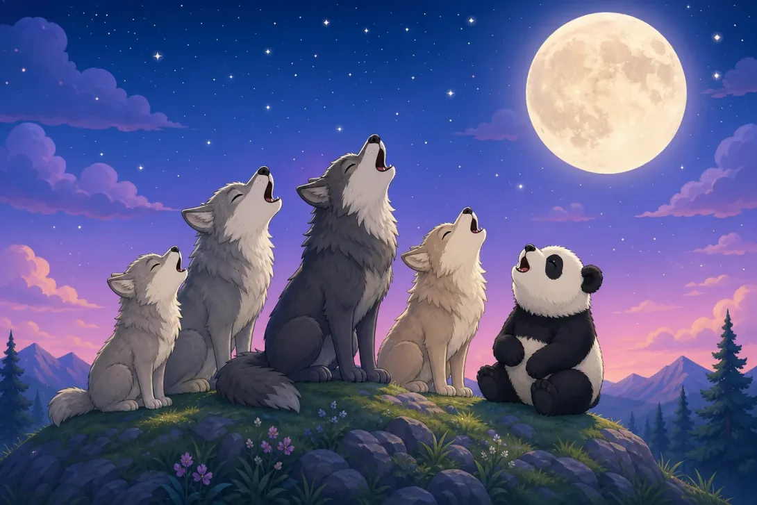 Fun Fact: 狼群嚎叫联络 · Wolf Pack Howls